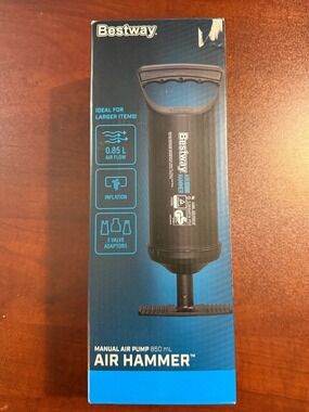 NWT Bestway Air Hammer Manual Air Pump.  Great for camping and beach